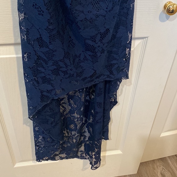 Trixxi strapless medium length in front and long in the back sun dress. - Picture 2 of 4